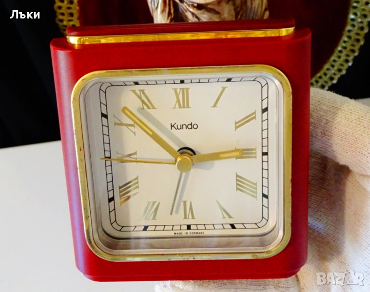Немски настолен часовник,будилник Kundo. , снимка 1
