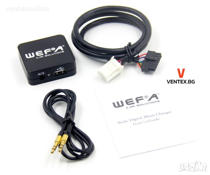 CD чейнджър за Toyota 2003 - 2011 AUX USB адаптер за тойота аукс кабел флашка WEFA 6+6, снимка 1