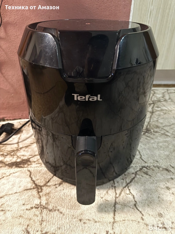 Фритюрник на горещ въздух Tefal EY4018 Easy Fry Precision , Черен, снимка 1