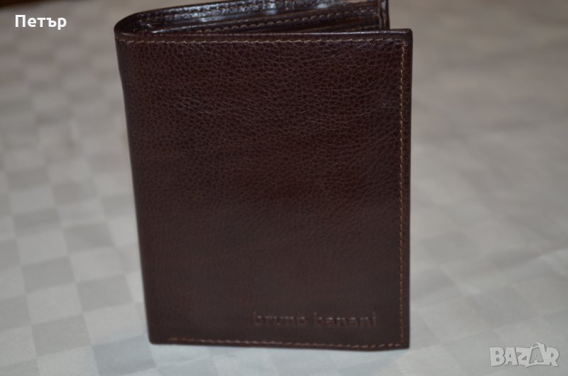Bruno Banani Texas_5 W320/2639 кафяв вертикален портфейл, снимка 1