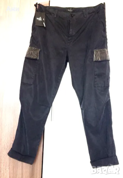 Mason's нов с етикет черен дамски панталон с еластан, снимка 1