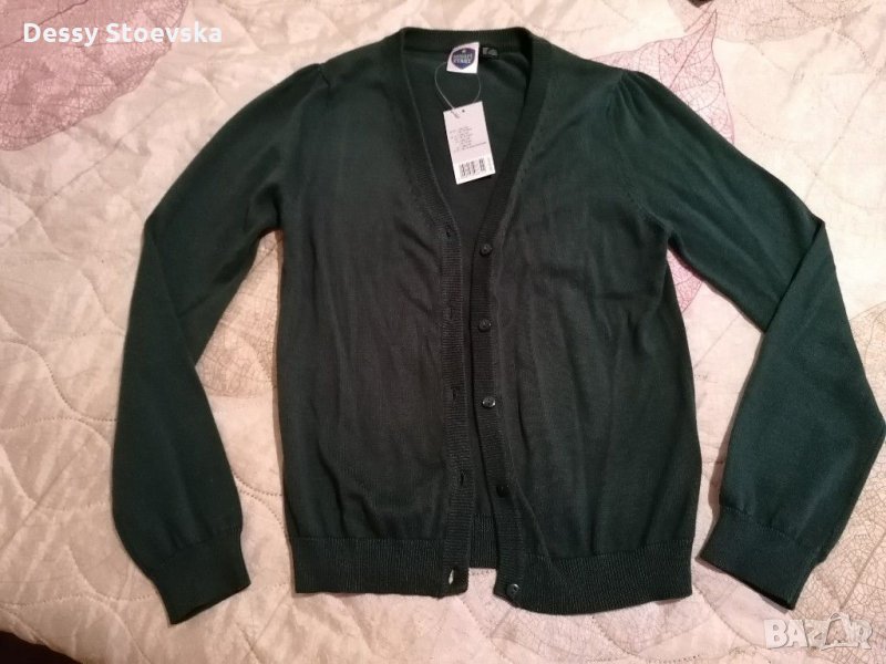 Тъмно зелена жилетка , снимка 1