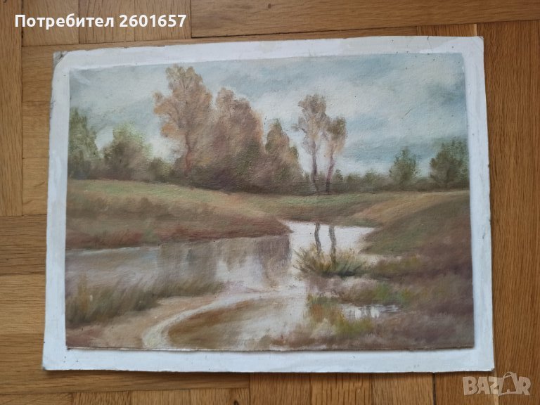 проф. Димитър Тасев, красив пейзаж 1965 г., снимка 1