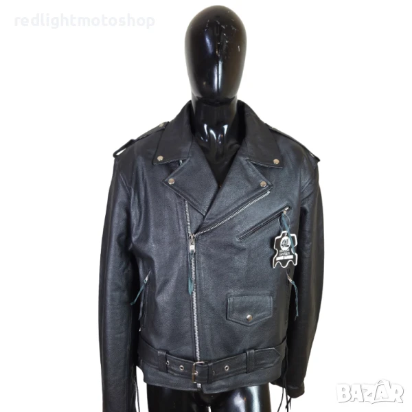 8XL/7XL/5XL/4XL/3XL Класическо рокерско кожено яке | НОВО 350 лв, снимка 1