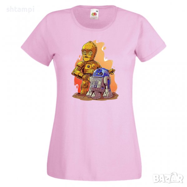 Дамска тениска Star Wars R2-D2 & C3PO Игра,Изненада,Подарък,Геймър,, снимка 1