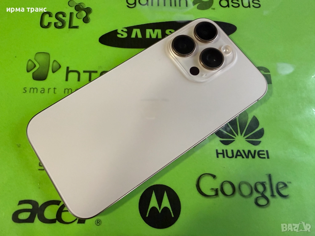 iPhone 16 Pro 128gb Desert 100% батерия.Гаранция, снимка 1