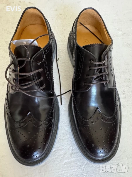 Мъжки кожени обувки Galieti Italy – НОВИ 👞, снимка 1
