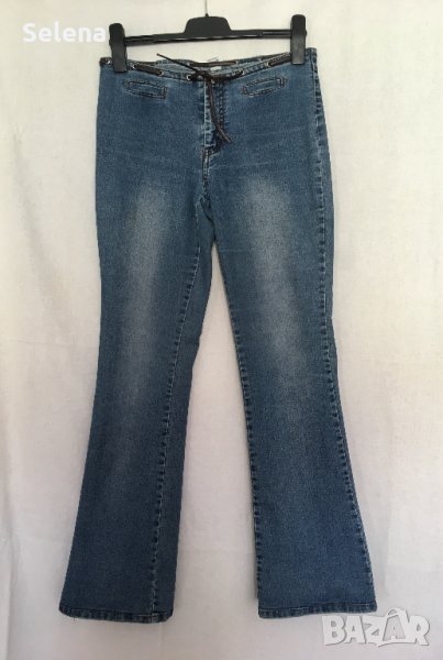 еластични дамски дънки с ниска талия, снимка 1