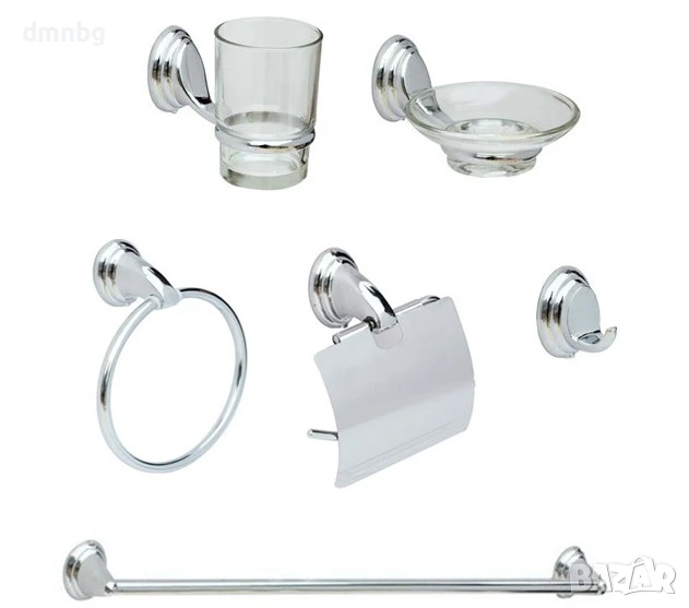 Комплект аксесоари за баня от шест части А1, снимка 1