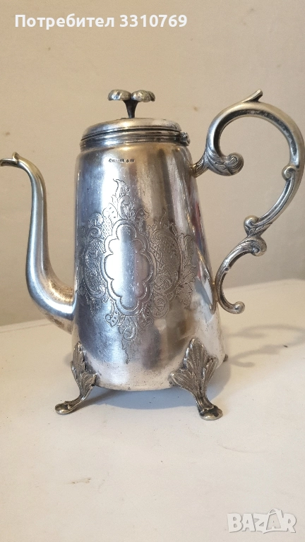 Красиви посребрени чайници и кани., снимка 1