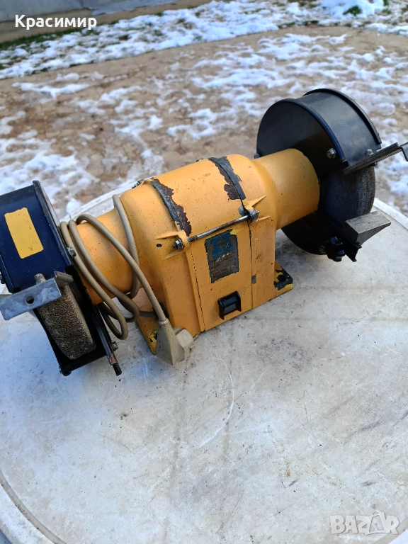 Немски монофазен шмиргел 450W - работещ , снимка 1