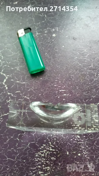 Кристален пепелник , снимка 1