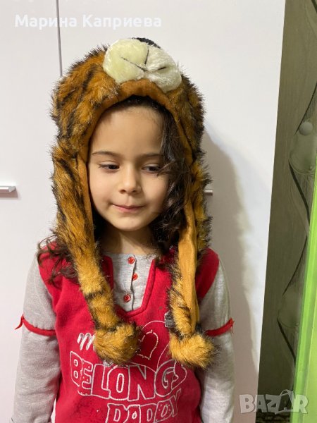 Нова шапка животинче, подходяща 4-6 години, снимка 1