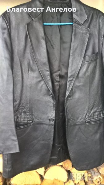 Кожено сако, снимка 1