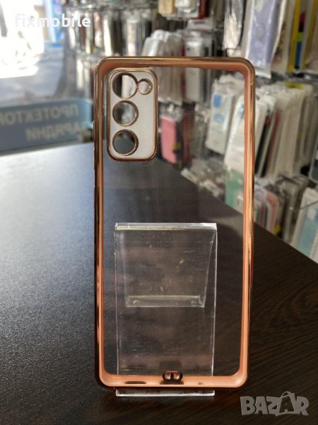 Samsung Galaxy S20 FE (Fan Edition) Прозрачен кейс с кант, снимка 1