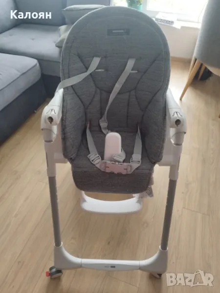 Столче за хранене Prima Pappa Zero Follow Me WonderGrey, Сив, снимка 1