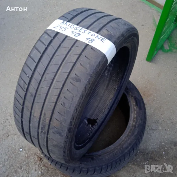 Гуми Бриджстоун летни 2 бр 245/40/18, снимка 1