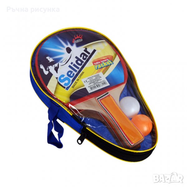 Тенис хилки в чанта или във калъф+топки, снимка 1