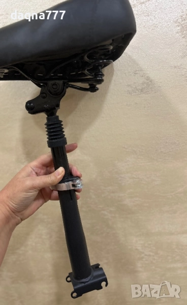 Седалка за електрическа тротинетка  Метална, Черна, снимка 1