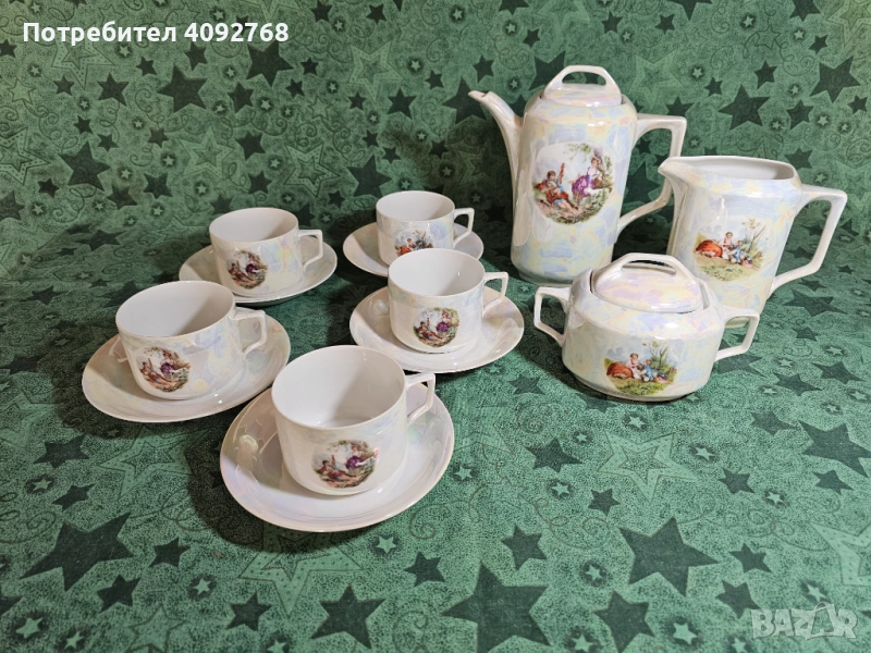 Фин порцеланов сервиз кафе/чай от Чехословакия, снимка 1