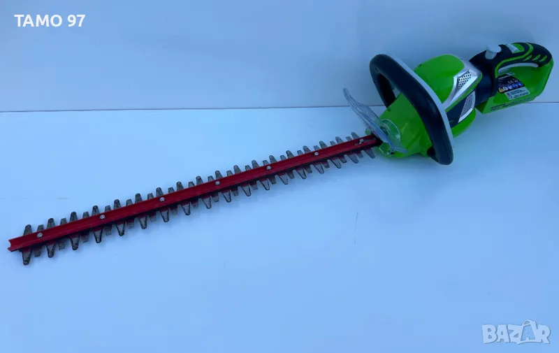 GREENWORKS 22637T - Акумулаторен храсторез за жив плет 40V , снимка 1