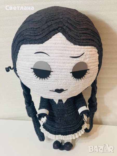 Пинята/тематичен декор Wednesday Addams, снимка 1