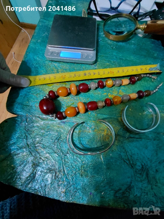 Сребърни дизайнерски     гривни и колие, снимка 1