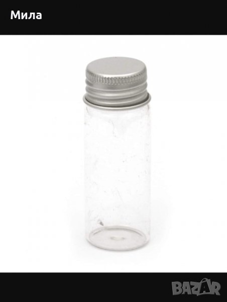 Бурканче , шише, стъкло 7x3 см, снимка 1