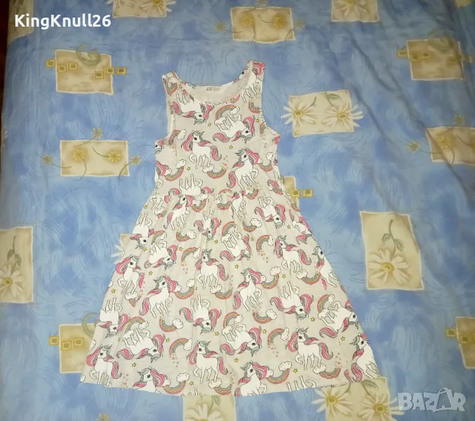 Рокля с еднорози H&M , снимка 1