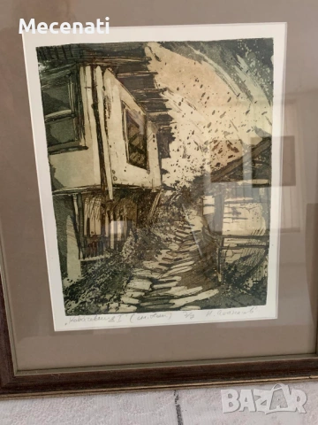 НИКОЛАЙ АТАНАСОВ смесена техника , снимка 4 - Картини - 53112604