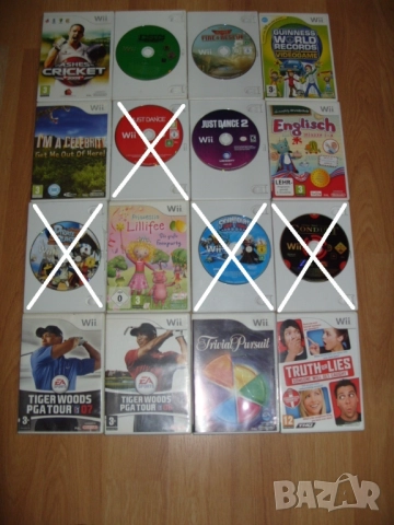 Игри и аксесоари за Nintendo Wii Част 1 - 10лв за брой 