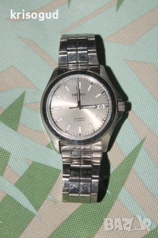 Оригинален японски мъжки часовник SEIKO 5, кварцов механизъм, снимка 2 - Мъжки - 51043842