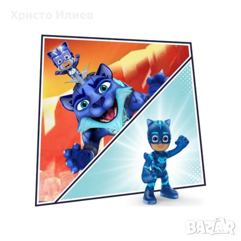 PJ Masks Power Cat Бойна Котка с включена фигура Пижама маски Оригинална Hasbro, снимка 10 - Фигурки - 43230338