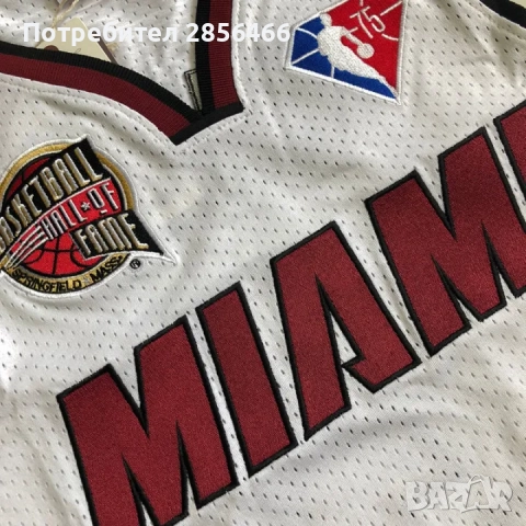 Мъжки потник Mitchell & Ness NBA Hall of Fame Dwyane Wade размер XL , XXL, снимка 5 - Тениски - 52150571