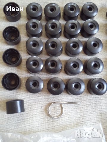 ПРОМО Черни 14 лв и Хром 25 лв капачки за болтове на джанти с и без надпис Volkswagen 17 мм +ПОДАРЪК, снимка 11 - Аксесоари и консумативи - 20602547