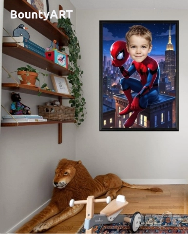 Детски персонализирани дигитални карикатури, снимка 10 - Подаръци за рожден ден - 51947272