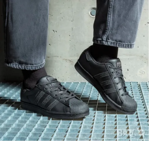  adidas Originals Superstar Triple Black  H00200  номер 41 1/3, снимка 2 - Маратонки - 48966720