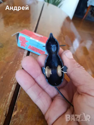 Стара играчка мишка #4, снимка 7 - Други ценни предмети - 47970423