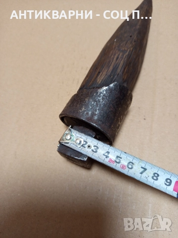 Стара Ръчно Кована Наковалня За Клепане На Коси Коса. , снимка 11 - Антикварни и старинни предмети - 52057024