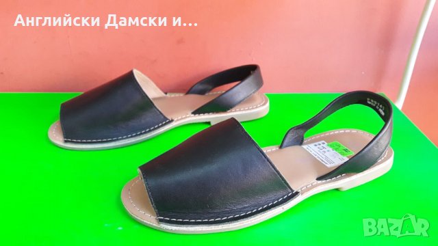 Английски дамски сандали естествена кожа-3 цвята, снимка 6 - Сандали - 28539424