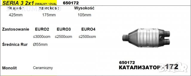 нов катализатор универсален мерцедес / бмв, снимка 5 - Части - 32832381