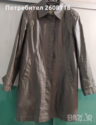 Оригинално манто Easy Comfort - №46 (XL). Промазана шлиферна материя, снимка 7 - Палта, манта - 32274147