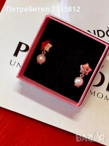 Pandora обеци Пандора , снимка 3 - Колиета, медальони, синджири - 49831397
