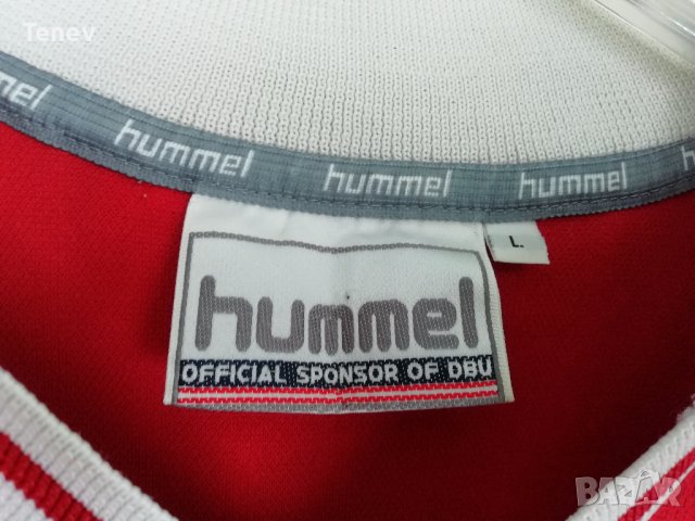 Denmark Hummel 1998 оригинална футболна тениска фланелка Дания ретро размер L Vintage , снимка 6 - Тениски - 43537750