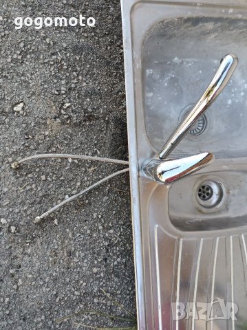 Голяма Мивка от неръждаема стомана, инокс, хром- никел + керамичен смесител, кран, снимка 11 - Други - 33504220