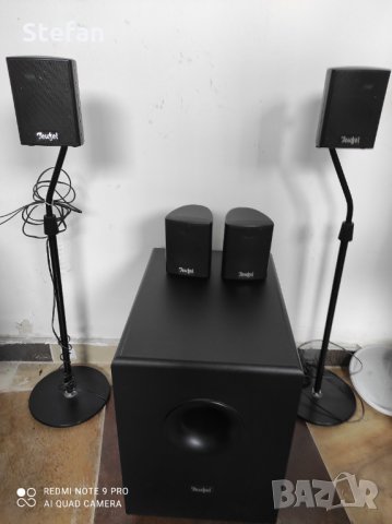 Продавам аудио система,домашно кино 5.1 със активен буфер TEUFEL , снимка 1 - Аудиосистеми - 32281623