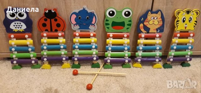 Детски дървен ксилофон, снимка 9 - Образователни игри - 26742993