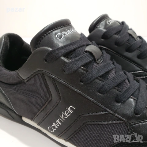 CALVIN KLEIN Lace Up Mix Low Оригинални Кожени Маратонки Кецове 41.5-42, снимка 10 - Маратонки - 53078539