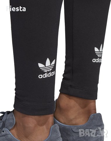 Оригинален черен клин Аdidas Originals Women's Trefoil Leggings, снимка 11 - Клинове - 40546437