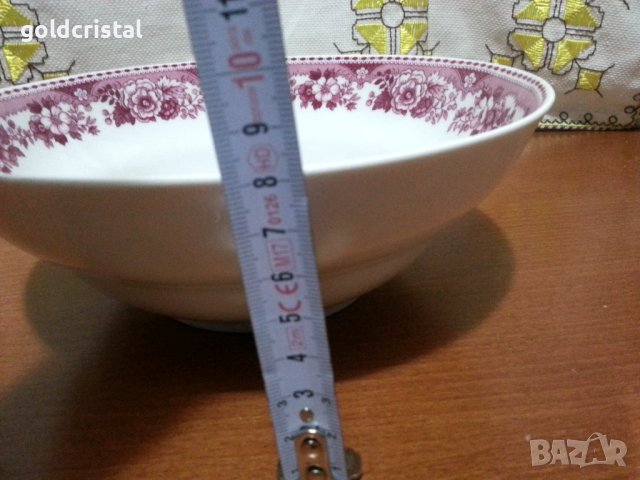 Немски порцелан купа , снимка 4 - Антикварни и старинни предмети - 43245205